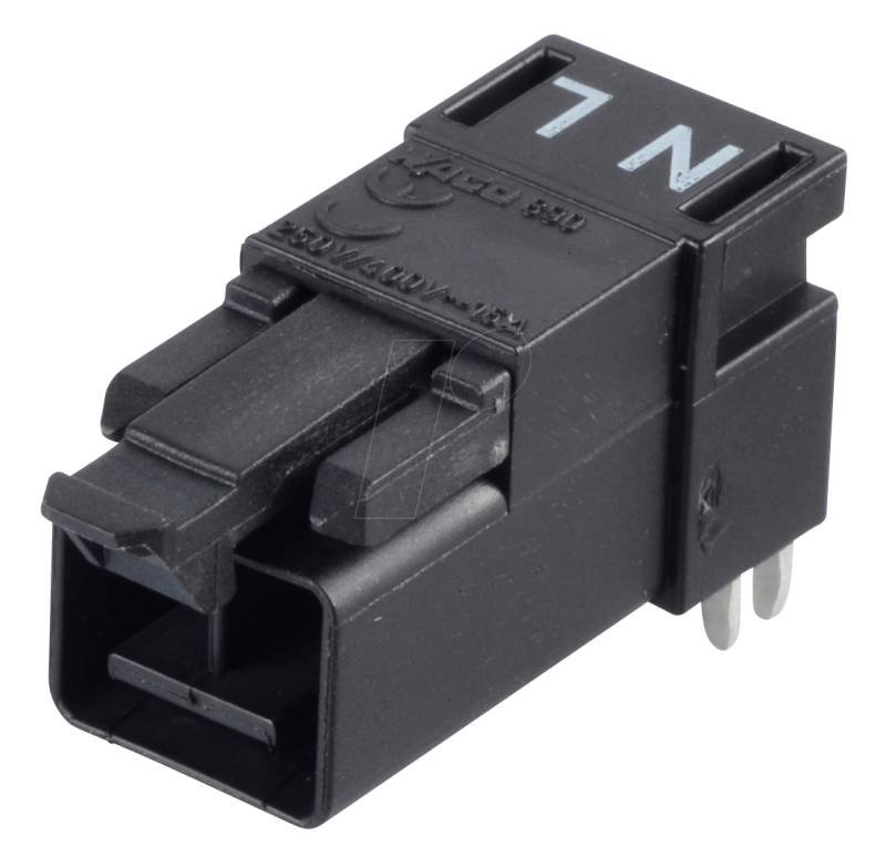 WAGO 890-812-011 - Mini PCB Stecker, für Leiterplatten, 2-pol, gew. von WAGO