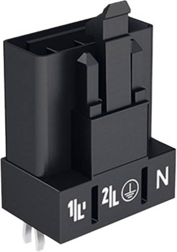 WAGO 890-814 Netz-Steckverbinder WINSTA MINI Stecker, Einbau vertikal Gesamtpolzahl: 4 16A Schwarz 1 von WAGO