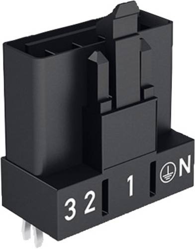 WAGO 890-815 Netz-Steckverbinder WINSTA MINI Stecker, Einbau vertikal 16A Schwarz 100St. von WAGO