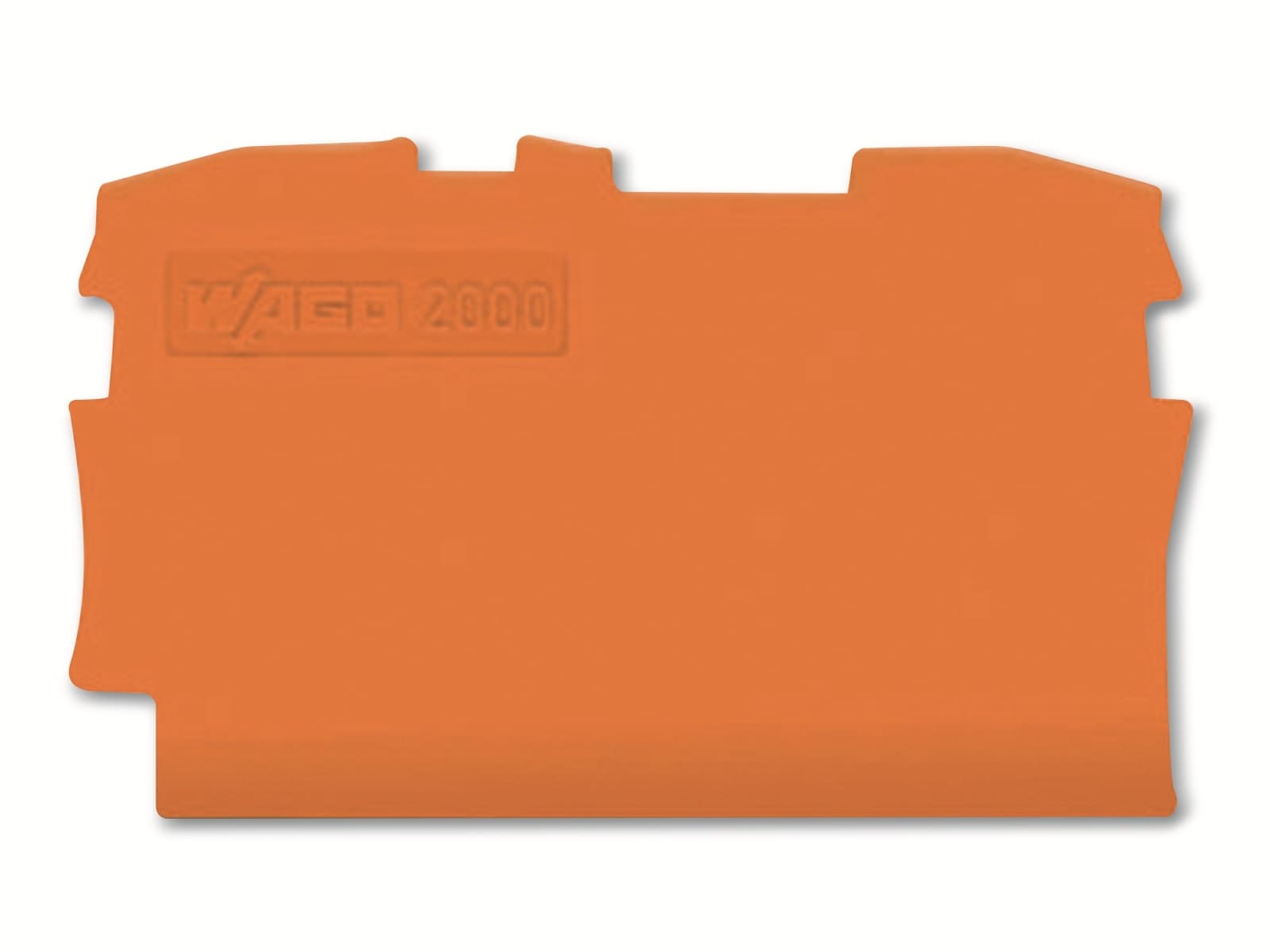 WAGO Abschluss- und Zwischenplatte, 2000-1292, orange von WAGO