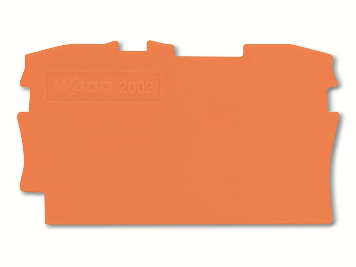 WAGO Abschluss- und Zwischenplatte, 2002-1292, orange von WAGO