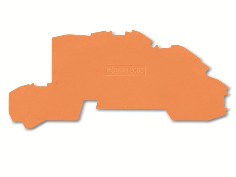 WAGO Abschluss- und Zwischenplatte, 2003-7692, orange von WAGO