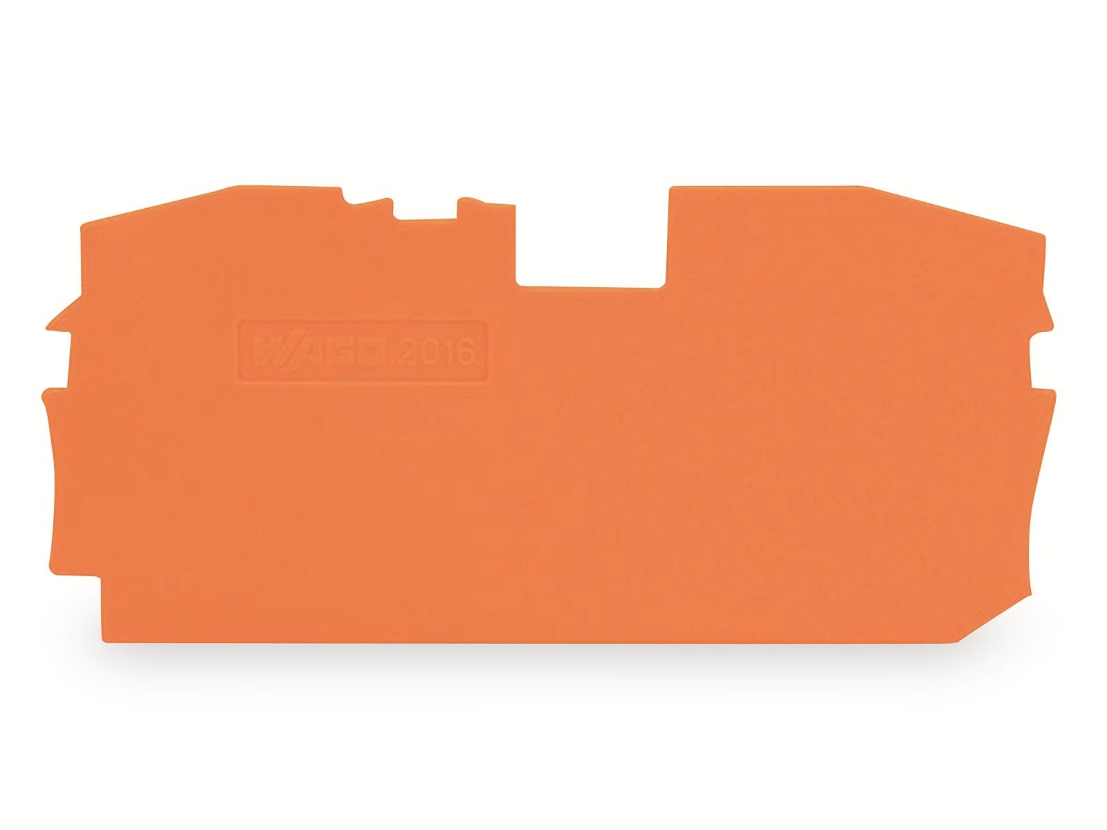 WAGO Abschluss- und Zwischenplatte, 2016-1292, orange von WAGO