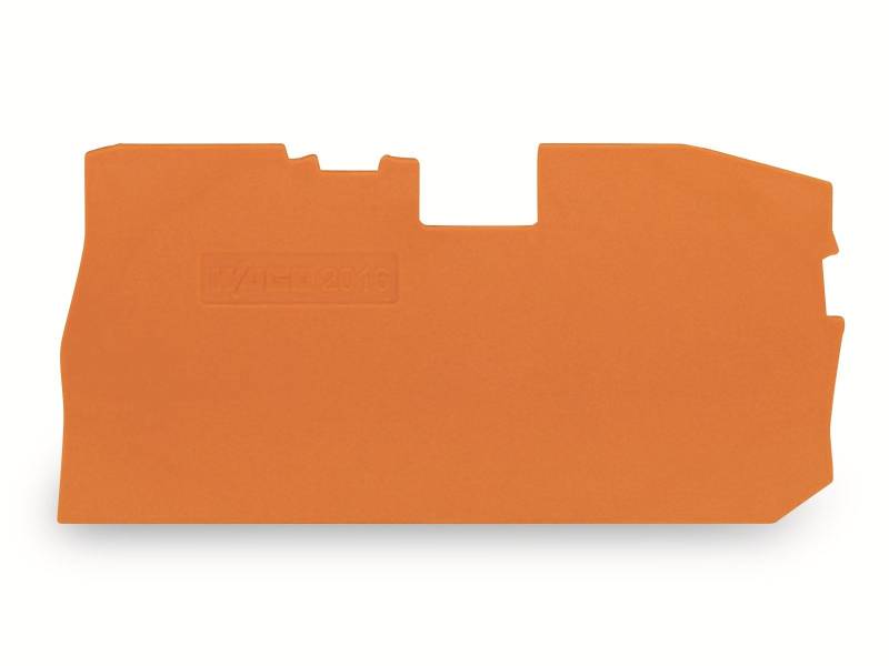 WAGO Abschluss- und Zwischenplatte, 2016-7192, orange von WAGO