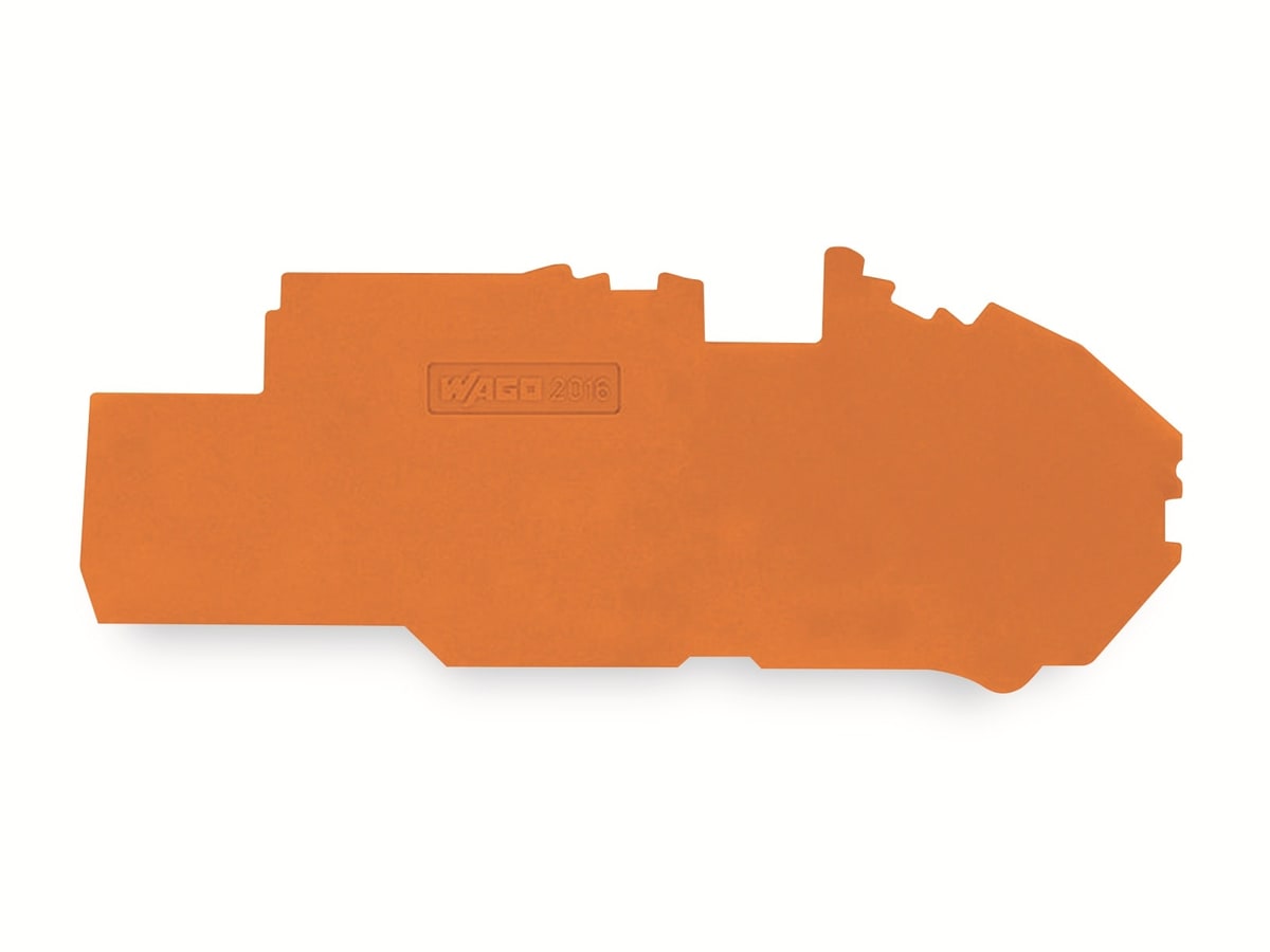 WAGO Abschluss- und Zwischenplatte, 2016-7792, orange von WAGO