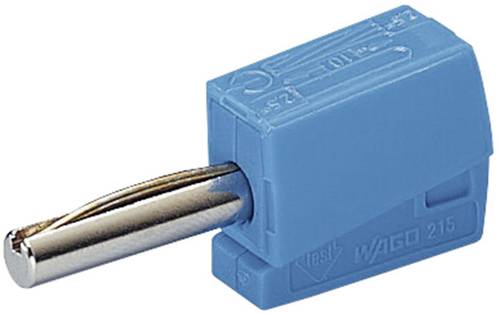 WAGO Bananenstecker Stecker, gerade Stift-Ø: 4mm Blau von WAGO