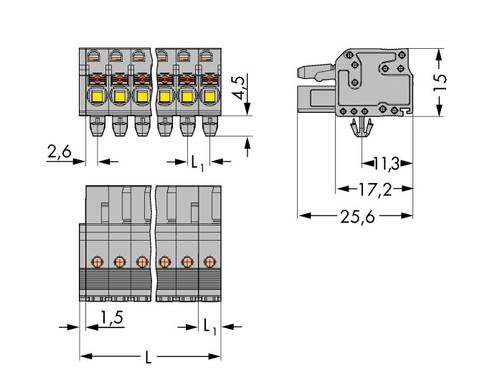 WAGO Buchsengehäuse-Kabel 2231 Polzahl Gesamt 2 Rastermaß: 5mm 2231-102/008-000 100St. WAGO Buchsengehäuse-Kabel 2231 Polzahl Gesamt 2 Rastermaß: 5mm 2231-102/008-000 100St. von WAGO