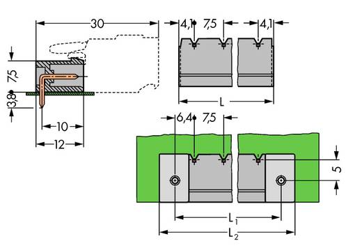 WAGO Buchsengehäuse-Kabel 231 Polzahl Gesamt 10 Rastermaß: 7.50mm 231-870/001-000 50St. WAGO Buchsengehäuse-Kabel 231 Polzahl Gesamt 10 Rastermaß: 7.50mm 231-870/001-000 50St. von WAGO