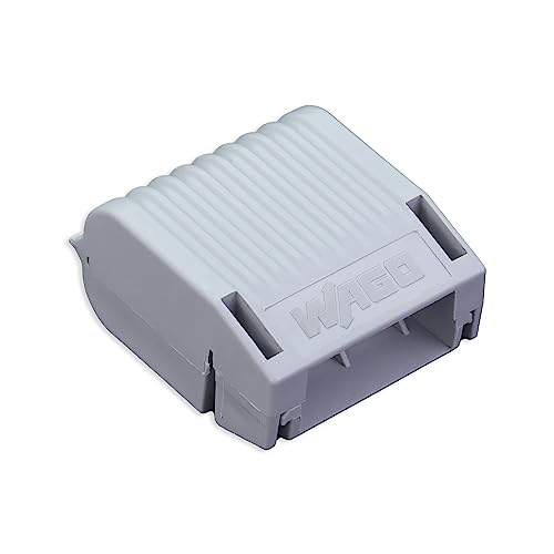 WAGO Gelbox 207-1431 für max. 6 mm²-Klemmen, 4 Stück, Abzweig für Aderleitung mit Gel, wasserdicht, feuchtigkeitsschutz für Verbindungsklemmen, IPX8-zertifiziert von WAGO
