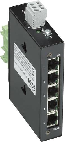 WAGO Industrieswitch unmanaged 5-PORT 100BASE-TX INDUSTR.ECO SWITCH Anzahl Ethernet Ports von WAGO