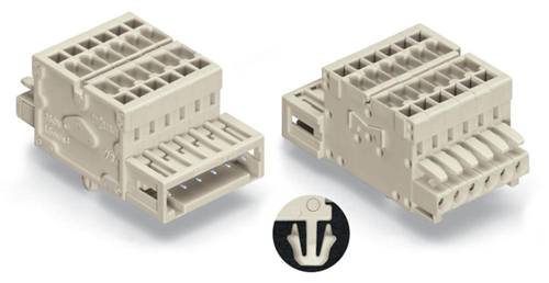 WAGO Kombileiste 2140 Polzahl Gesamt 10 Rastermaß: 3.50mm 734-370/008-000 25St. von WAGO