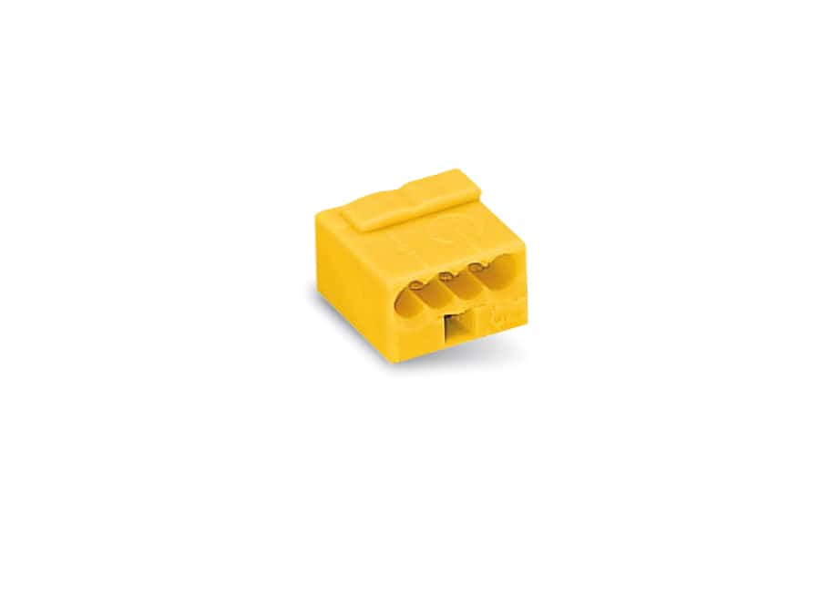 WAGO Micro-Steckklemmen 243-504, 4-polig, gelb von WAGO