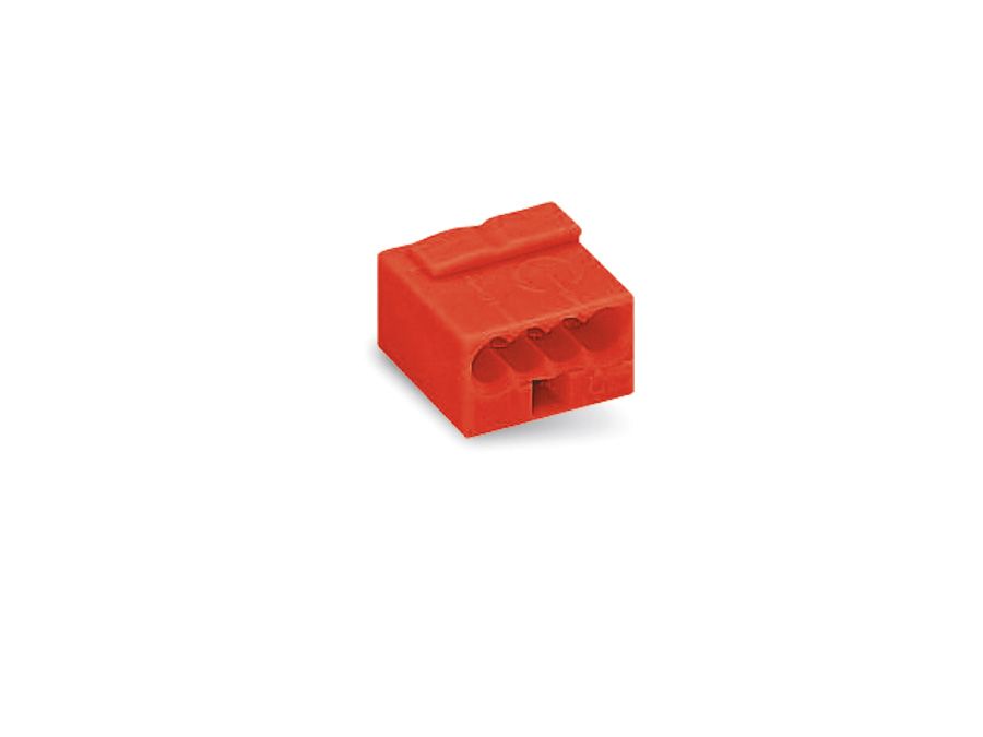 WAGO Micro-Steckklemmen 243-804, 4-polig, rot von WAGO
