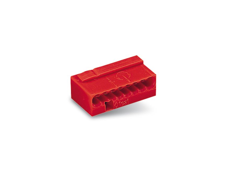WAGO Micro-Steckklemmen 243-808, 8-polig, rot von WAGO