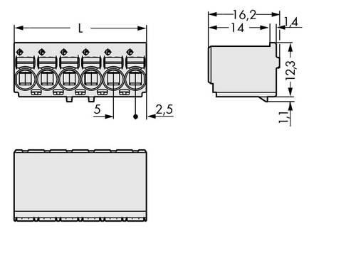 WAGO Stiftgehäuse-Platine 2092 Polzahl Gesamt 4 Rastermaß: 5mm 2092-1124/000-1000 200St. WAGO Stiftgehäuse-Platine 2092 Polzahl Gesamt 4 Rastermaß: 5mm 2092-1124/000-1000 200St. von WAGO