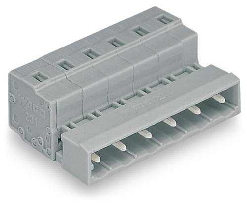WAGO Stiftleiste (Standard) 2081 Polzahl Gesamt 6 Rastermaß: 7.50mm 731-606 50St. von WAGO