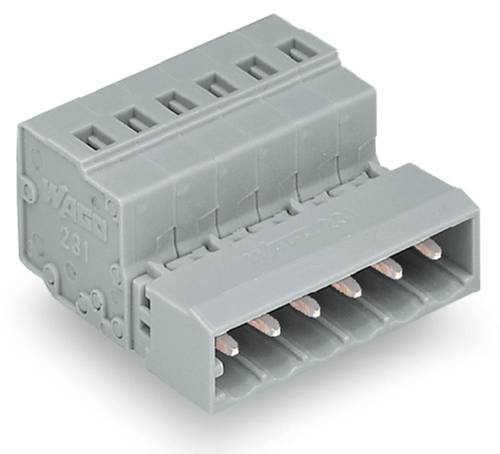 WAGO Stiftleiste (Standard) 300 Polzahl Gesamt 3 Rastermaß: 5mm 231-603 100St. von WAGO
