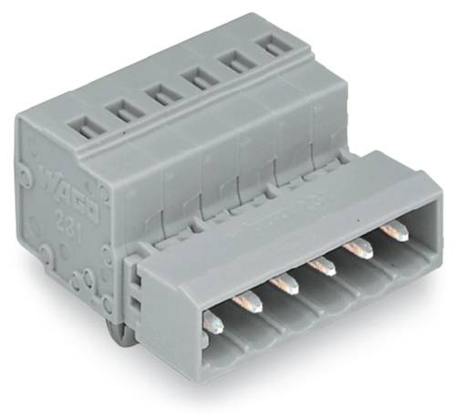 WAGO Stiftleiste (Standard) 300 Polzahl Gesamt 4 Rastermaß: 5mm 231-604/018-000 100St. von WAGO