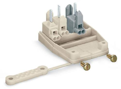 WAGO Verbindungsklemme starr: 0.5-1mm² Polzahl (num): 4 250 St. Weiß von WAGO