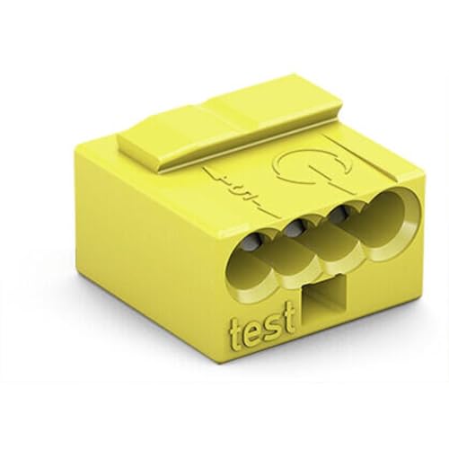 WAGO Verbindungsklemmen 243-504 | 4 Leiter, bis 0,8 mm, 100 Stück, MICRO Verbindungsdosenklemme für eindrähtige Leiter, bestätigte Anwendungssicherheit, kleinstmögliche Bauform WAGO Verbindungsklemmen 243-504 | 4 Leiter, bis 0,8 mm, 100 Stück, MICRO Verbindungsdosenklemme für eindrähtige Leiter, bestätigte Anwendungssicherheit, kleinstmögliche Bauform von WAGO