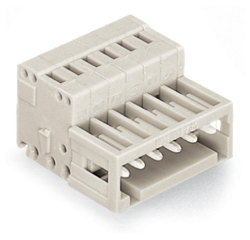 WAGO WAGO Stiftleiste (Standard) 2140 Polzahl Gesamt 4 Rastermaß: 3.50 mm 7 Installationskabel von WAGO