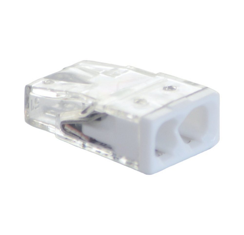 WAGO Wago Compact Dosenklemme 2fach,0.5-2.5mm²,Gehäuse transp.,100Stk,weiß Audio- & Video-Kabel WAGO Wago Compact Dosenklemme 2fach,0.5-2.5mm²,Gehäuse transp.,100Stk,weiß Audio- & Video-Kabel von WAGO