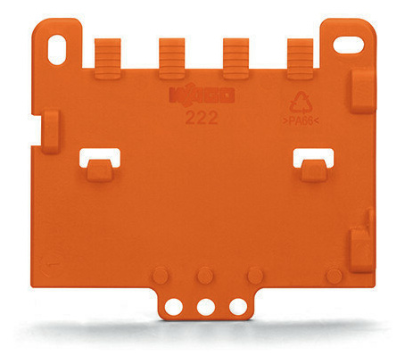 Wago 222-505 Zugentlastungsplatte orange (10 Stück) von WAGO