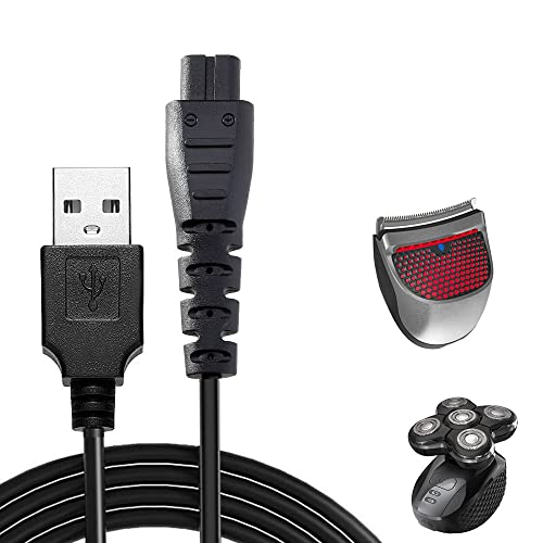 WAHFOX Ladekabel für Remington Rasierer Ladekabel USB-Kabel Netzkabel für Remington XR7000 HC4250 Ladekabel (USB-Ladekabel) von WAHFOX