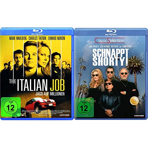 The Italian Job - Jagd auf Millionen [Blu-ray] & Schnappt Shorty [Blu-ray] von WAHLBERG,MARK/THERON,CHARLIZE