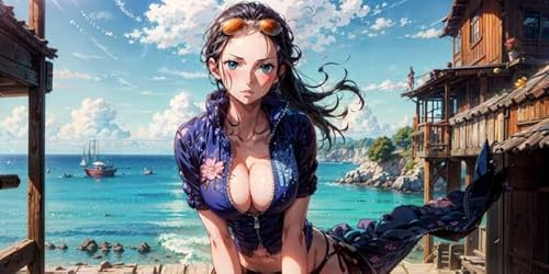 WAIFUWORLD SHOP One Piece Mauspad Anime Nico Robin | Gaming Mousepad analog dem One Piece Trading Card Game | Mouse Pad mit Nico Robin Motiv (61 x 35 cm) von WAIFUWORLD SHOP