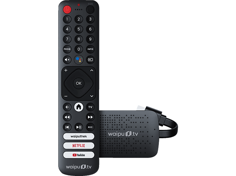 WAIPU.TV 4K Stick + Fernbedienung Streaming Stick, Schwarz WAIPU.TV 4K Stick + Fernbedienung Streaming Stick, Schwarz von WAIPU.TV