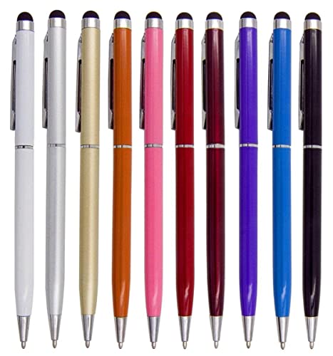 1 x kapazitiver Doppelzweck-Eingabestift für Handy, Handy, Handy, Stift, Schreibbildschirm, Kugelschreiber von WAITLOVER