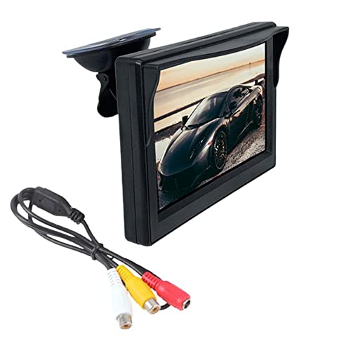 4,3 Zoll Auto Monitor TFT LCD Digital 16:9 800 * 480 Bildschirm 2 Wege Video Eingang Vcd Für Reverse DVD Rückkamera Bunt von WAITLOVER