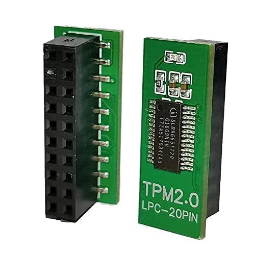 Tpm Modul 12 14 18 20 Pin Lpc für Gigabyte Asrock Verschlüsselung Sicherheitsmodul Tpm H9x0 2.0 Card Board Remote Module von WAITLOVER