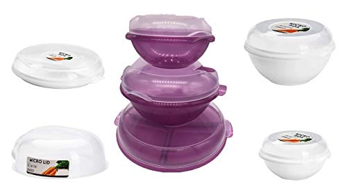 Mikrowellen-Abdeckhaube, Mikrowellen-Abdeckung für Lebensmittel, Mikrowellen-Spritzschutz, Anti-Spritz-Tellerdeckel mit Dampföffnungen Mikrowellen-Abdeckhaube, Mikrowellen-Abdeckung für Lebensmittel, Mikrowellen-Spritzschutz, Anti-Spritz-Tellerdeckel mit Dampföffnungen von WAK