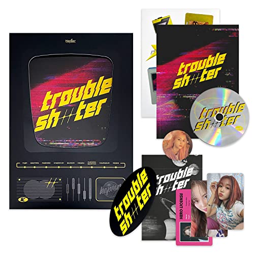 Kep1er - 3rd Mini Album [TROUBLESHOOTER] (Daydream Ver.) Package Box + Photobook + Envelope + CD-R + Photocard + Lyric Paper + ID Card + Sticker + Collection Chip + Poster + 2 Pin Button Badges von WAKEONE Ent.