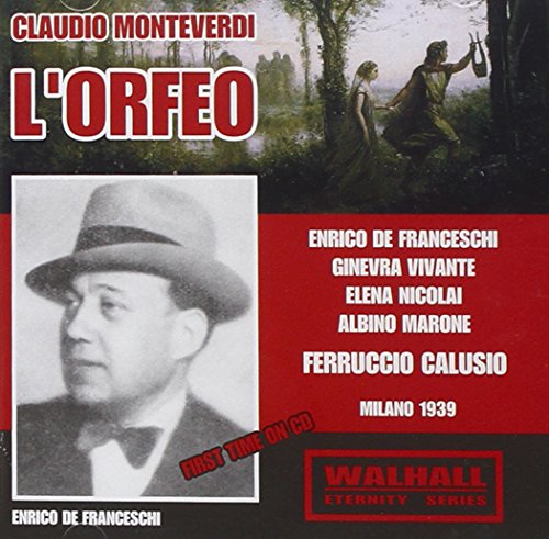 L Orfeo: Franceschi-Vivante-Nicolai-Maro L Orfeo: Franceschi-Vivante-Nicolai-Maro von WALHALL