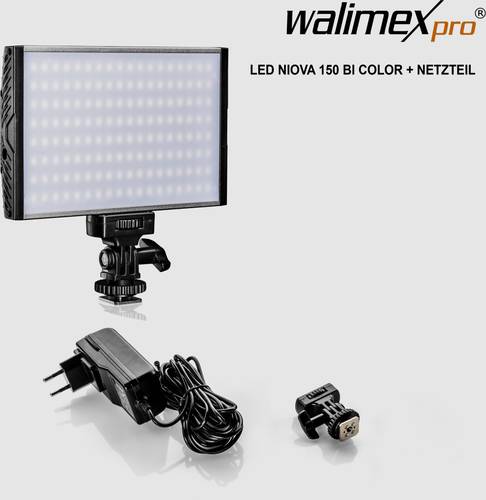 Walimex Pro 22764 LED Videoleuchte Anzahl LEDs=144 von WALIMEX PRO