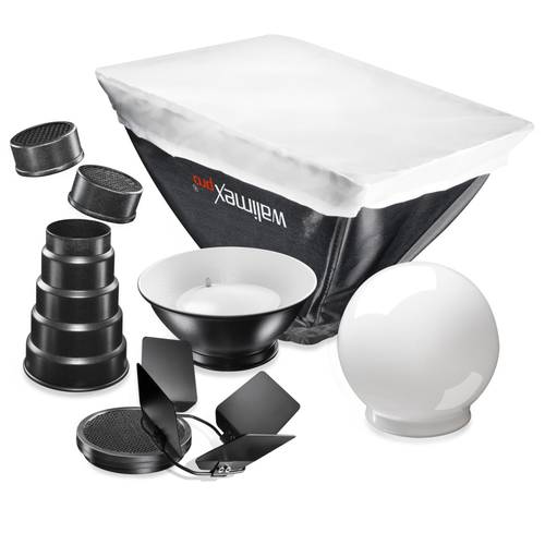 Walimex Pro Blitzvorsätze 6tlg. Canon 58 16366 Blitzvorsatz-Set von WALIMEX PRO