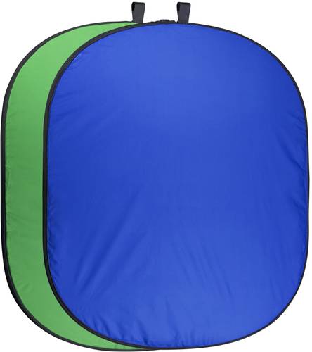 Walimex Pro Falthintergrund (L x B) 1500mm x 2100mm Blau, Grün von WALIMEX PRO