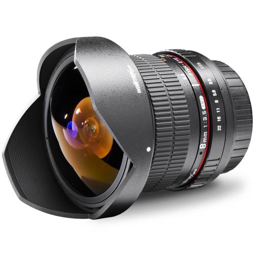 Walimex Pro Fish-Eye II 18698 Fish-Eye-Objektiv f/1 - 3.5 8mm Walimex Pro Fish-Eye II 18698 Fish-Eye-Objektiv f/1 - 3.5 8mm von WALIMEX PRO