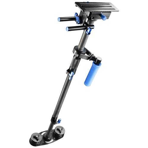 Walimex Pro Schwebestativ StabyPod Carbon 120cm Gimbal mechanisch 1/4 Zoll Schwarz von WALIMEX PRO