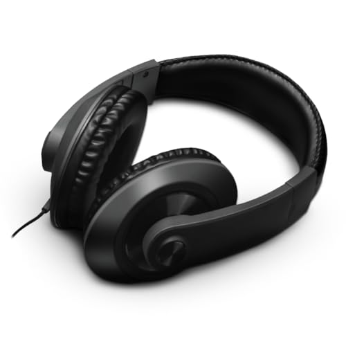 WALK Audio Over-Ear-Kopfhörer, 3,5 mm Klinkenstecker, TruSound-Technologie, Schwarz von WALK