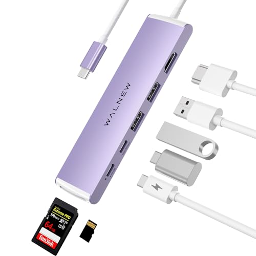 USB C Hub (Purple) von WALNEW