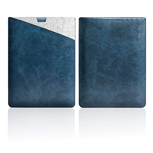 WALNEW Microsoft 12.4 Zoll Surface Laptop Go, Surface Pro 9/8/7/6/5/4/3 Schutzhülle, Hülle, Case, Cover, mit Zwei-Taschen-Design mit Geschütztem Inneren und Externem Mousepad von WALNEW