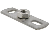 WALRAVEN Bodenflansch schwer mit beutelgeschweißter M10 Mutter145x38 mm Material=4 mmEdelstahl von WALRAVEN