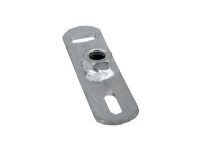 Walraven grundflange M8 - Elforzinket. 145x38mm med punktsvejset muffe von WALRAVEN