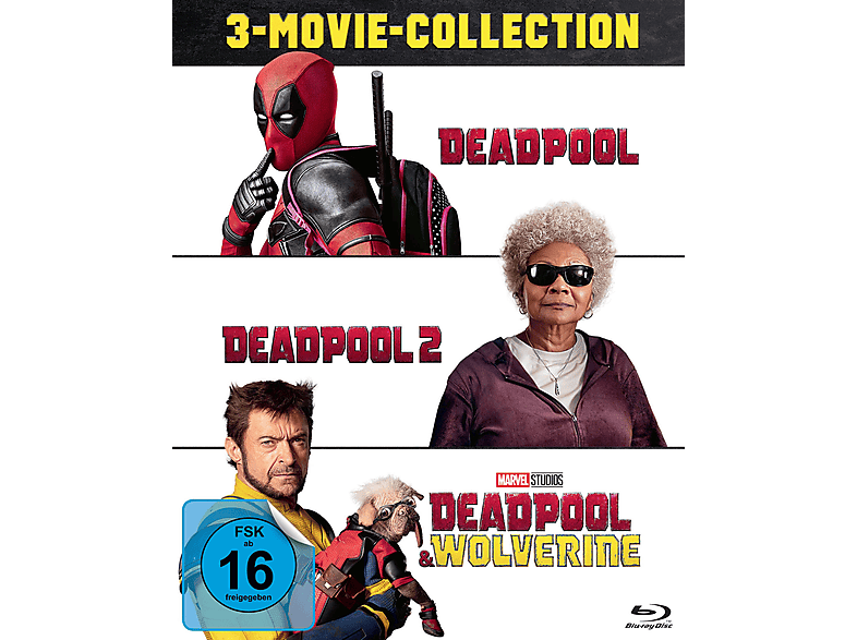 Deadpool 3-Movie-Collection Blu-ray von WALT DISNEY LEONINE