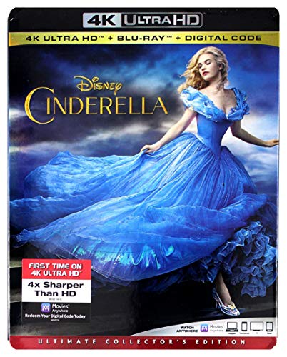 Cinderella 4K UHD [Blu-Ray] [Region Free] (IMPORT) (Keine deutsche Version) von Disney