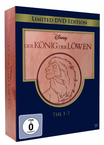 Der König der Löwen - Teil 1-3 (Holzbox) [Limited Edition] [3 DVDs] von WALT DISNEY